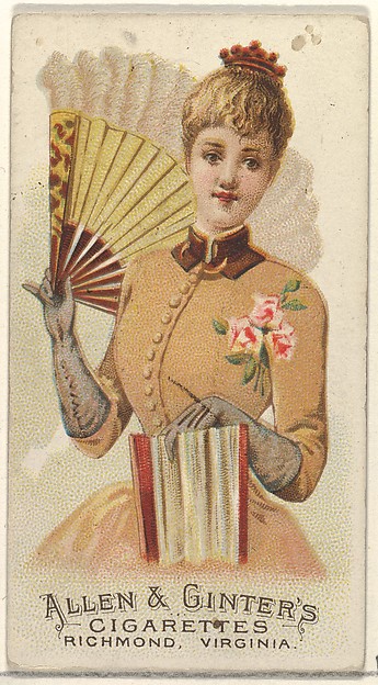 Allen & Ginter, Plate 41, from the Fans of the Period series (N7) for Allen & Ginter Cigarettes Brands