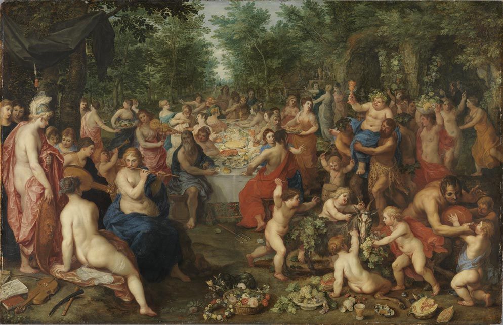 Jan Brueghel the Elder, Feast of the Olympian gods