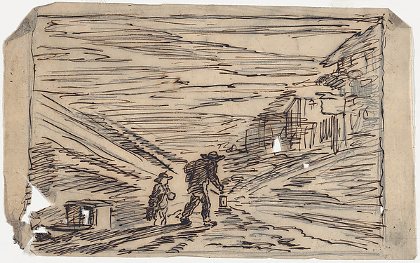 Charles-François Daubigny, The Search for an Inn