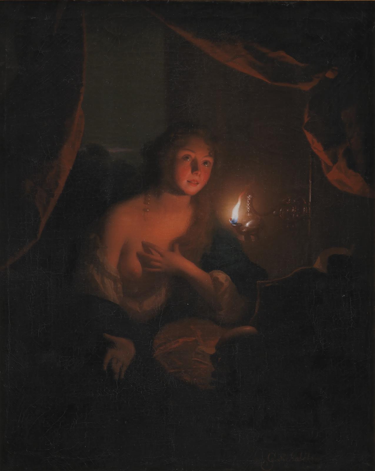 Godfried Schalcken, Den bodfærdige Magdalene