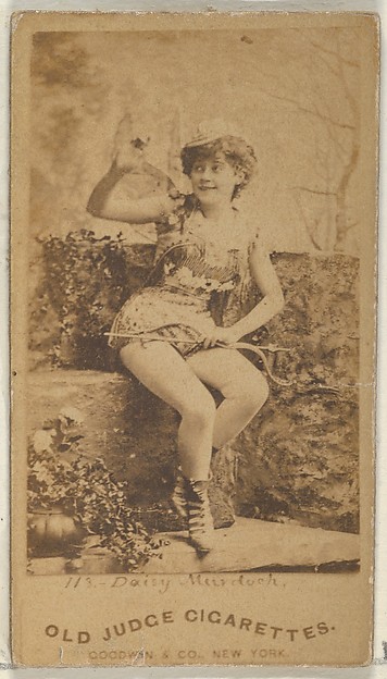 Goodwin & Company, Daisy Murdoch, from the Actors and Actresses series (N171) for Old Judge Cigarettes