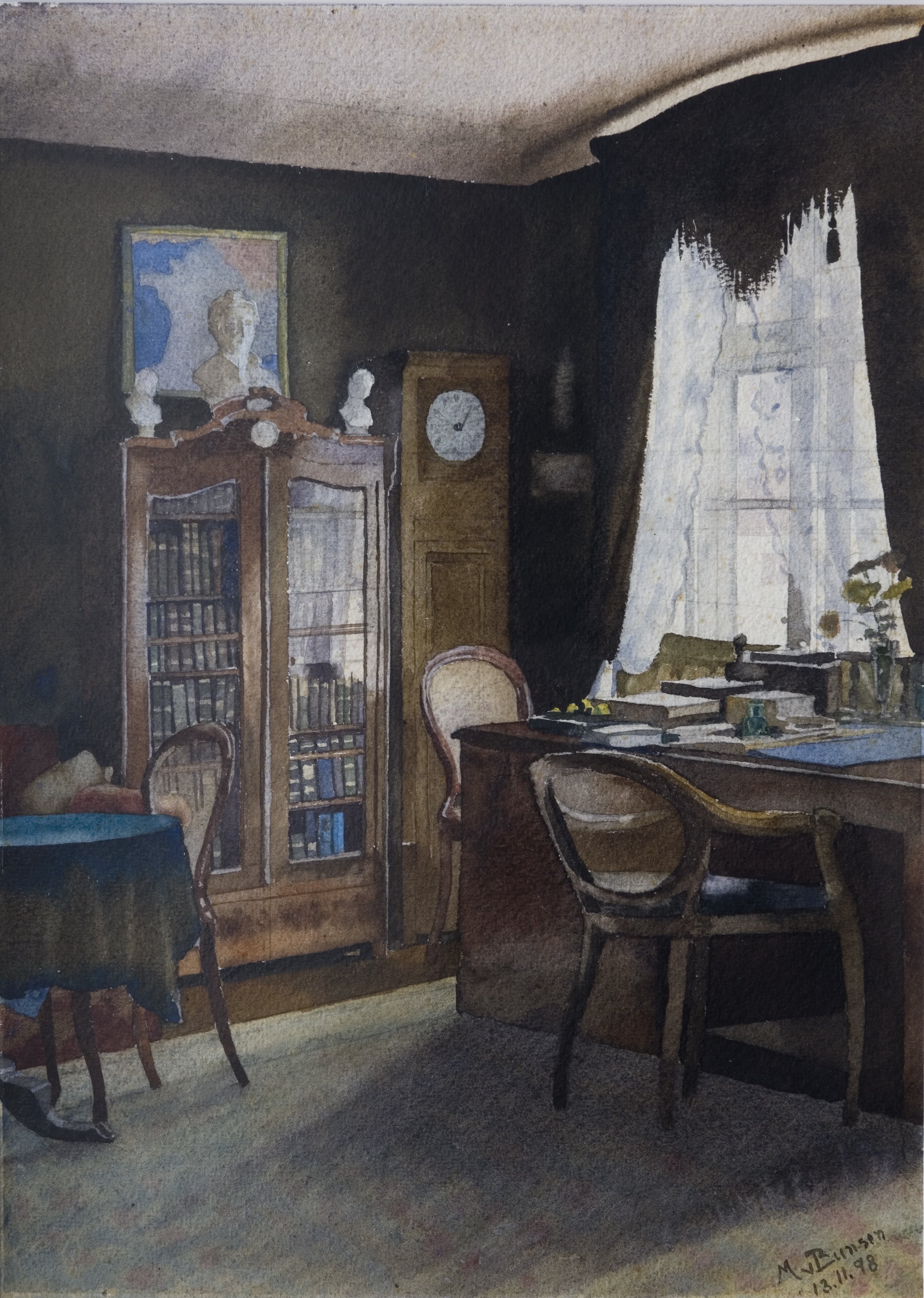 Marie von Bunsen, Arbeitszimmer Theodor Fontanes