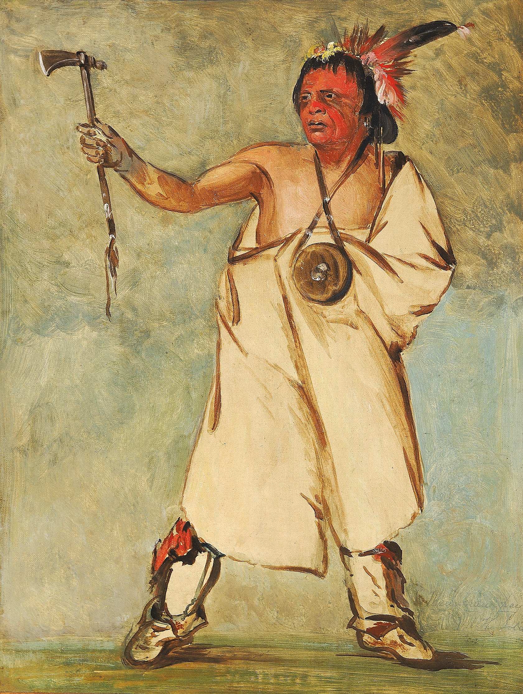 George Catlin, Naw-naw-páy-ee, The Soldier