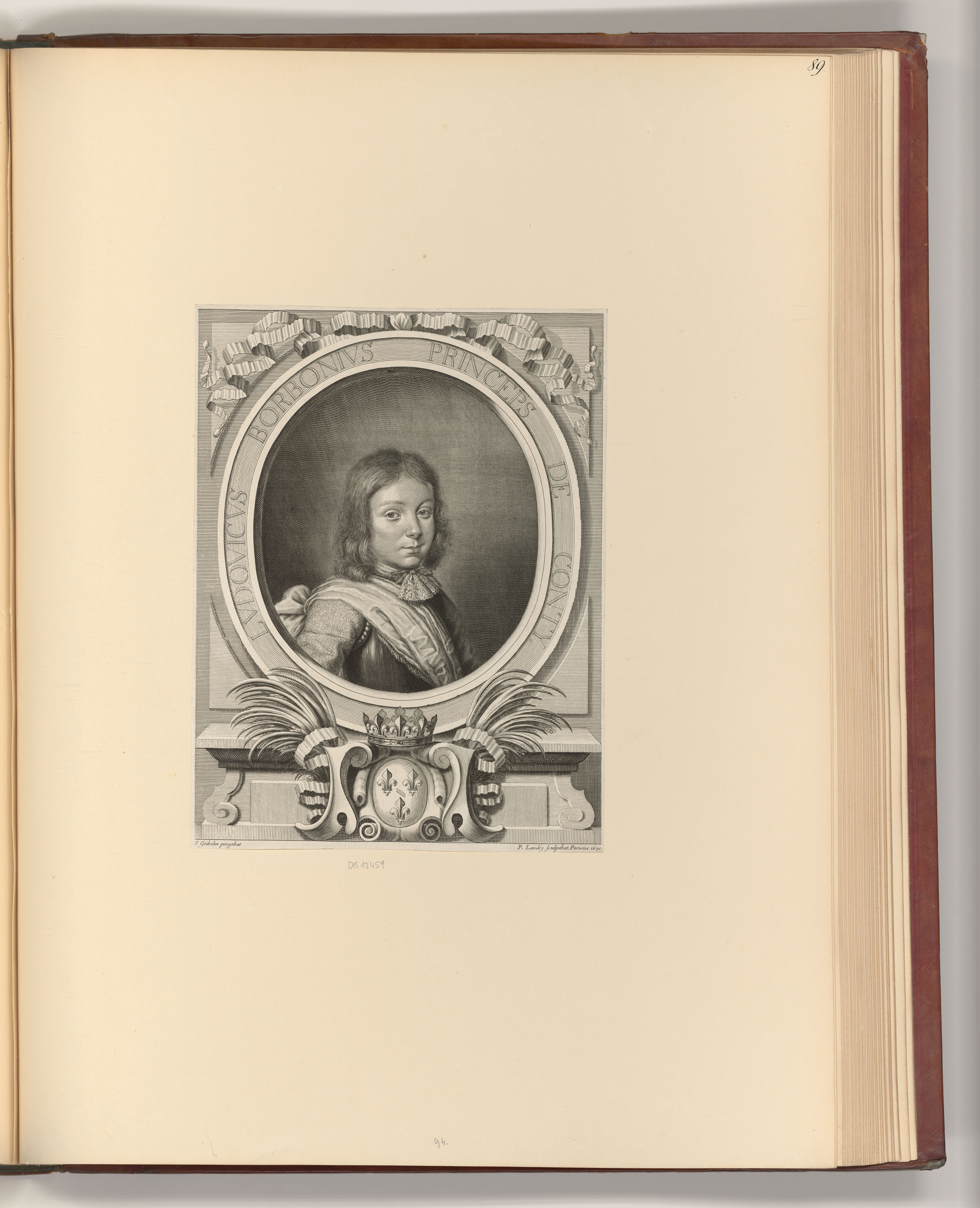 PierreLandry, Porträt Louis Armand I. de Bourbon