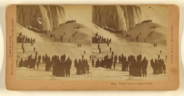 Benjamin West Kilburn, Winter Sports, Niagara Falls.