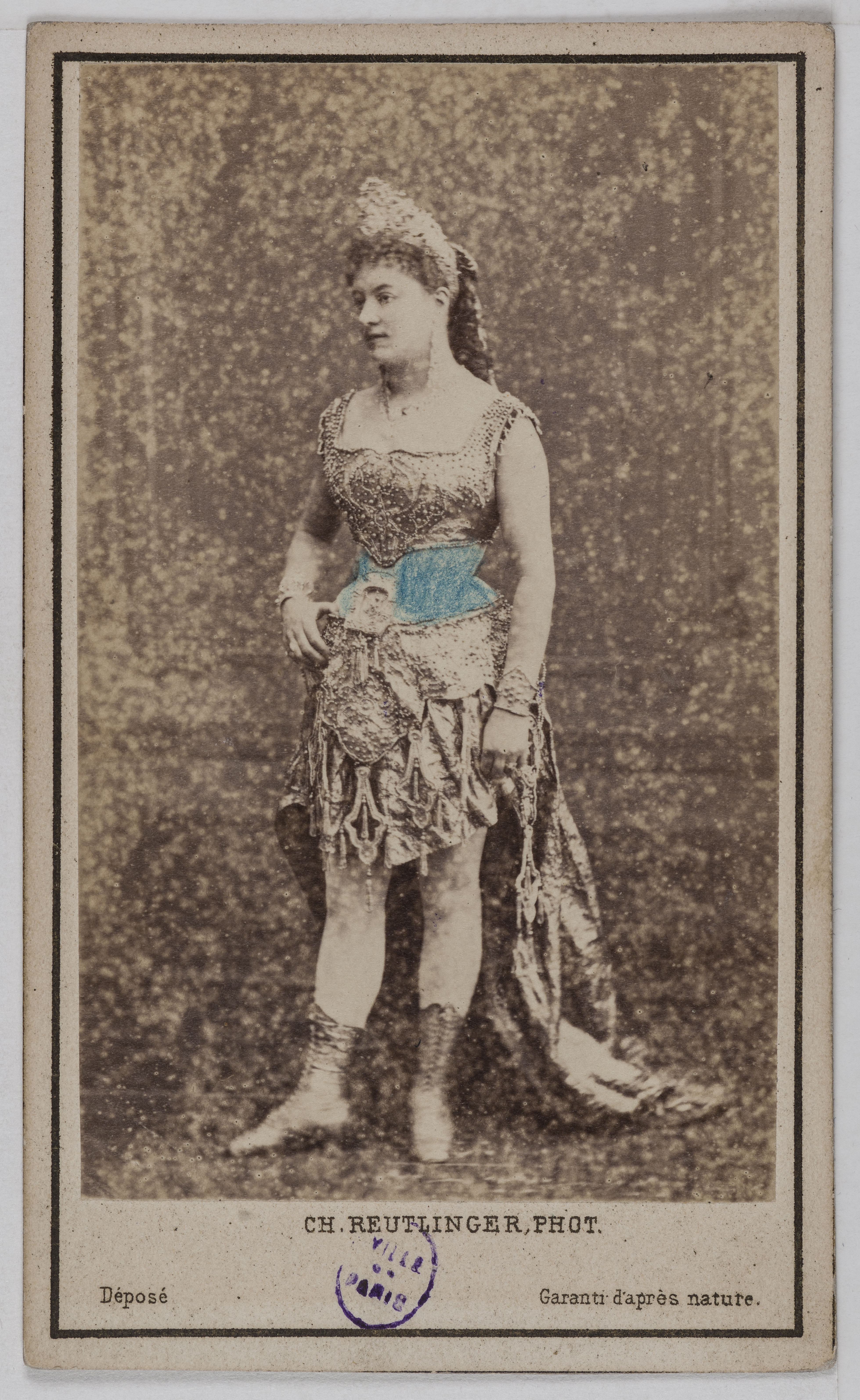 Charles Reutlinger, Portrait de Mariani (Berth ?), (actrice)
