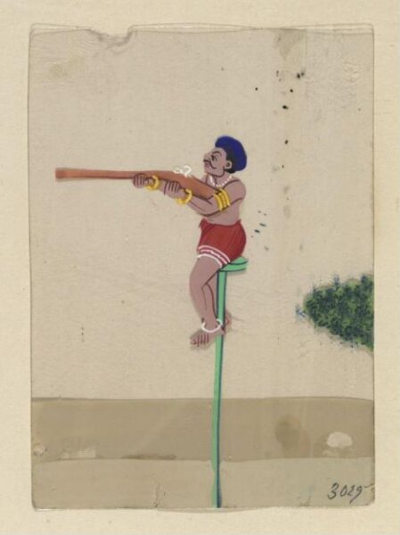 Unknown, One of twelve paintings of occupations, mainly entertainers.
