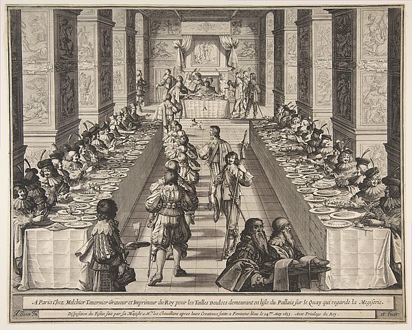 Abraham Bosse, Banquet of the Chevaliers of the Holy Spirit