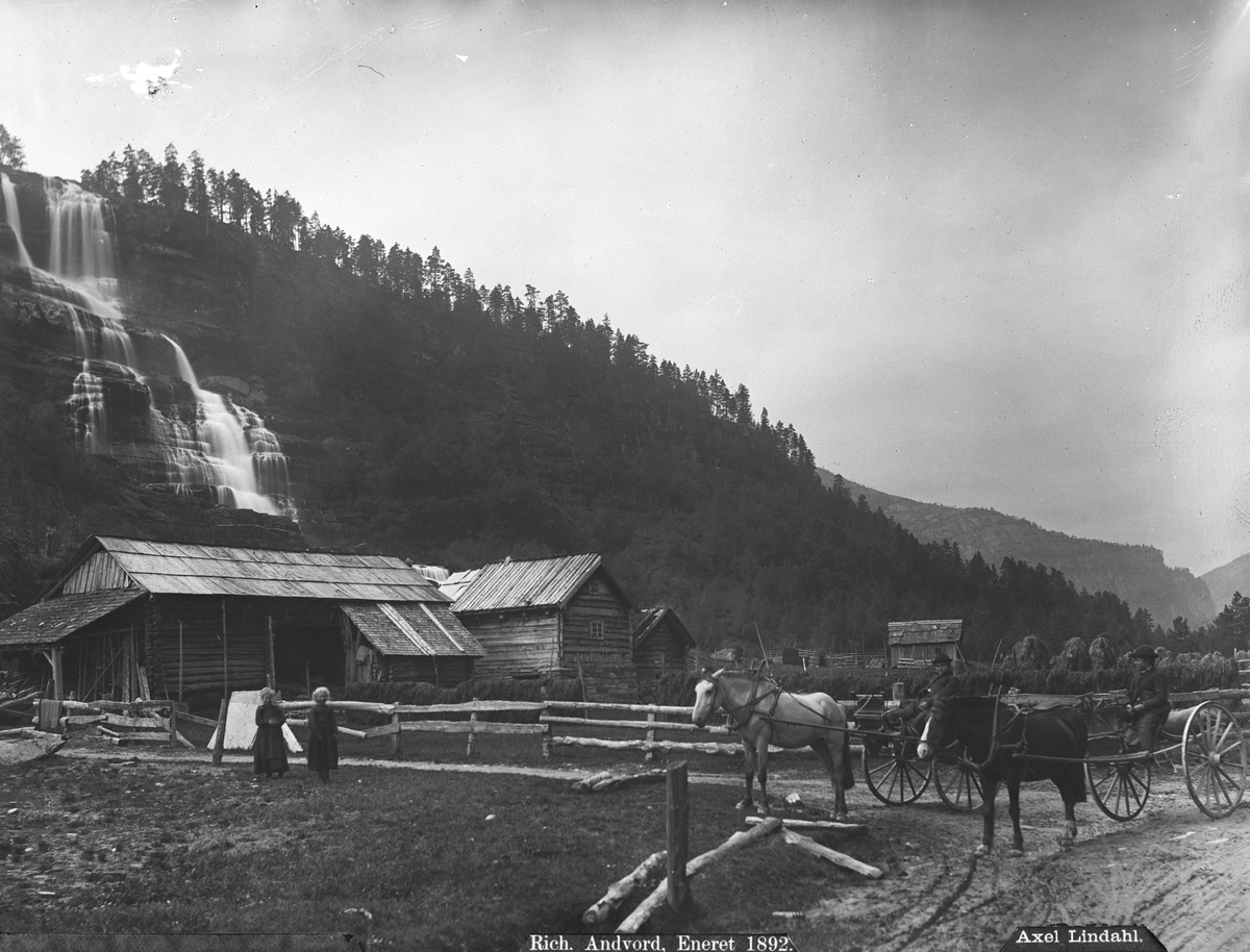 Axel Lindahl, Prot: Voss Tvinde Station med Fossen