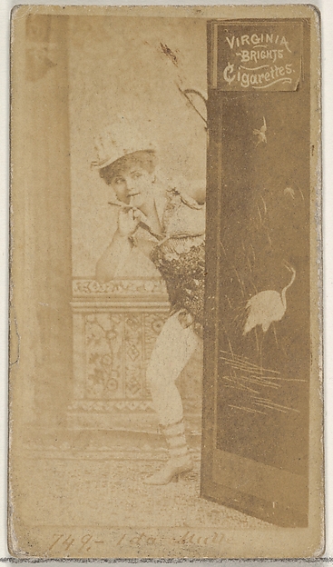 Allen & Ginter, Card 749, Ida Mulle, from the Actors and Actresses series (N45, Type 2) for Virginia Brights Cigarettes