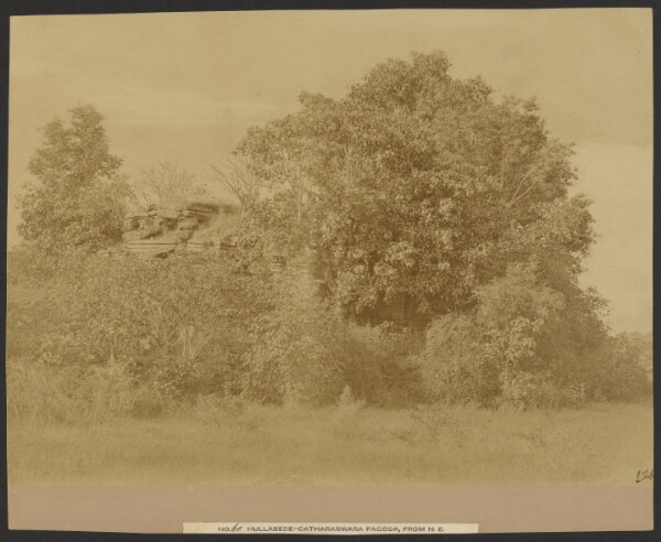 Capt. Linnaeus Tripe, Hullabede - Catharaswama Pagoda, From Northeast