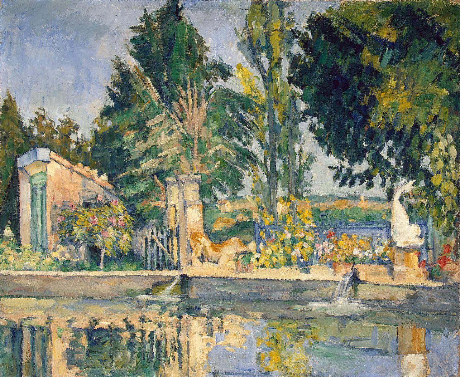 Paul Cézanne, The pool at Jas de Bouffan
