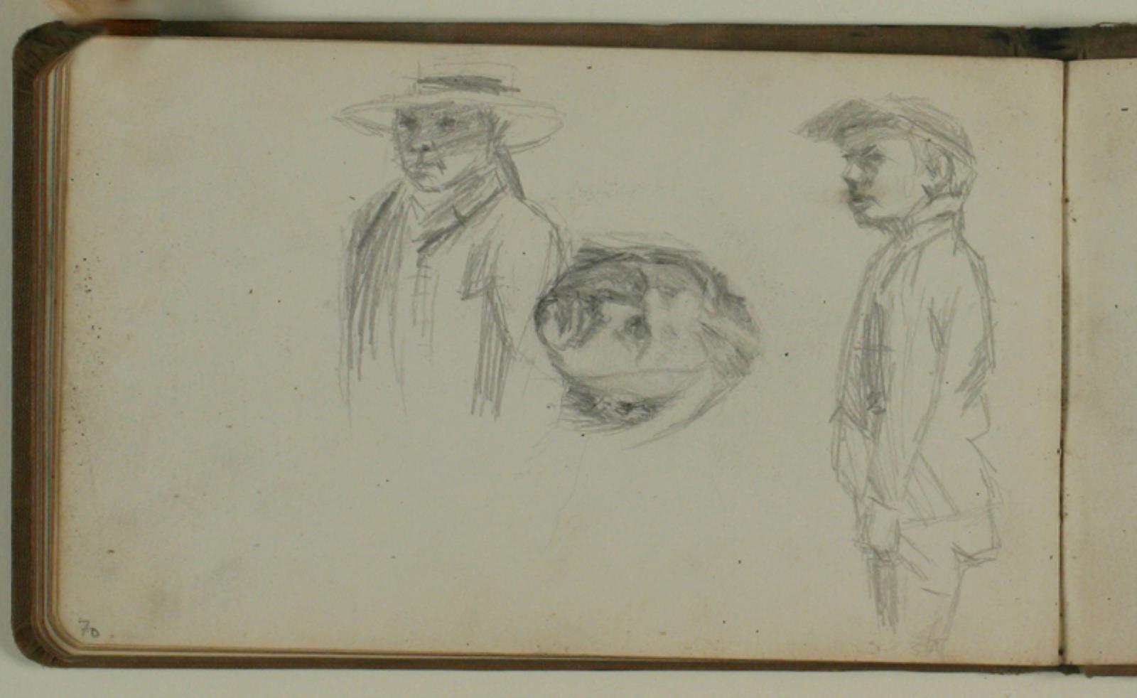 Niels Larsen Stevns, Figur og ansigtsstudier