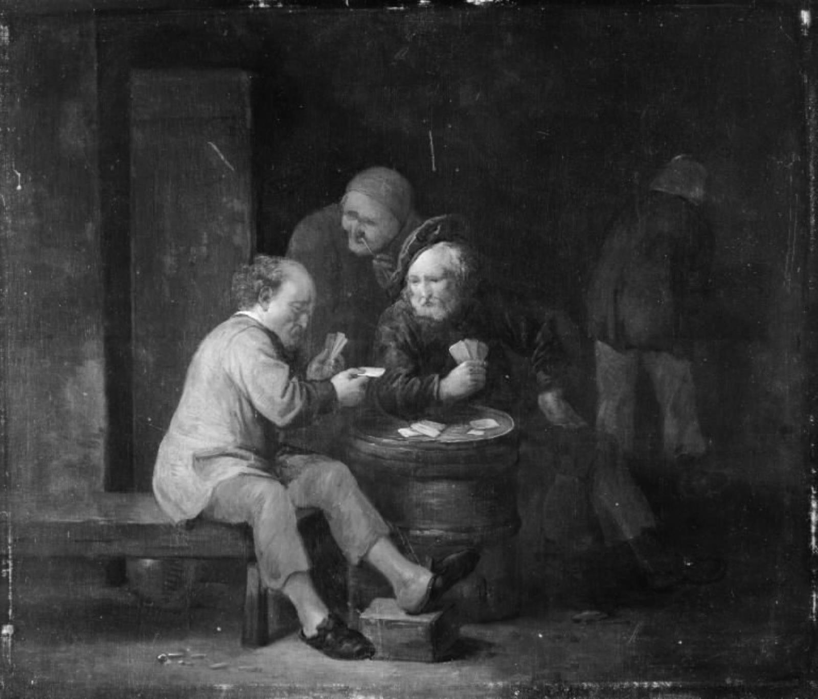 August Querfurt, Kortspillere