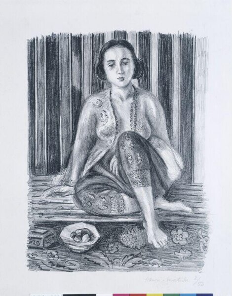 Henri Matisse, Odalisque et coupe de fruits