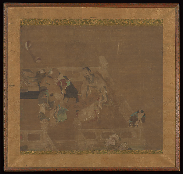 Unidentified artist, Terrace Scene with Figures