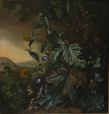 Matthias Withoos, flower-piece