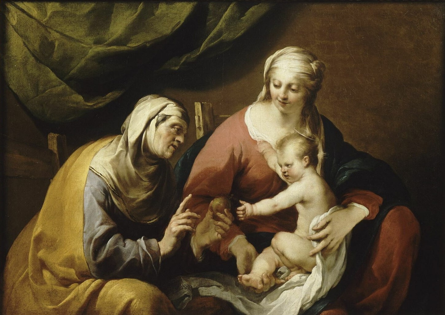 Jacques Blanchard, La Vierge, l'Enfant Jésus et sainte Anne