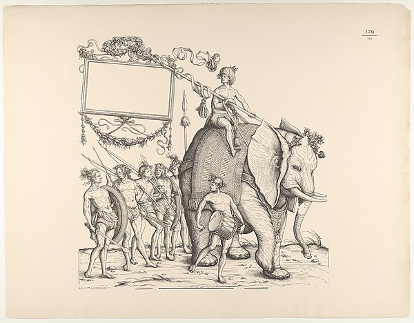 Hans Burgkmair, People from Calicut, from "The Triumphal Procession of Emperor Maximilian" (Triumph Des Kaisers Maximilian I)