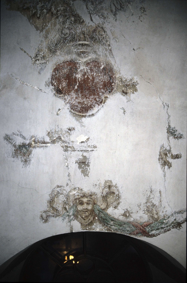 Rune Hammarling, Kalkmålning i Bälinge kyrka, Bälinge socken, Uppland 1989