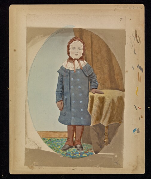 Unknown, [Portrait of child in winter coat]