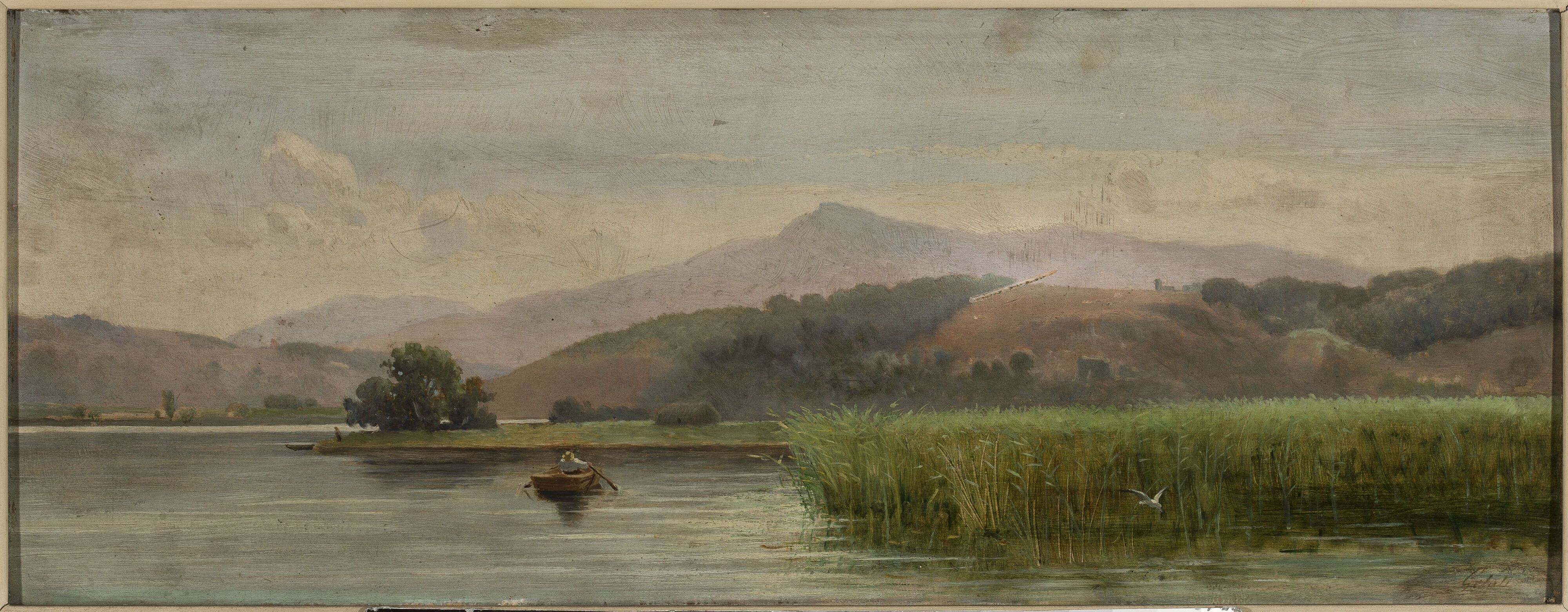 Lorenzo Gelati, Lake Chiusi in Tuscany