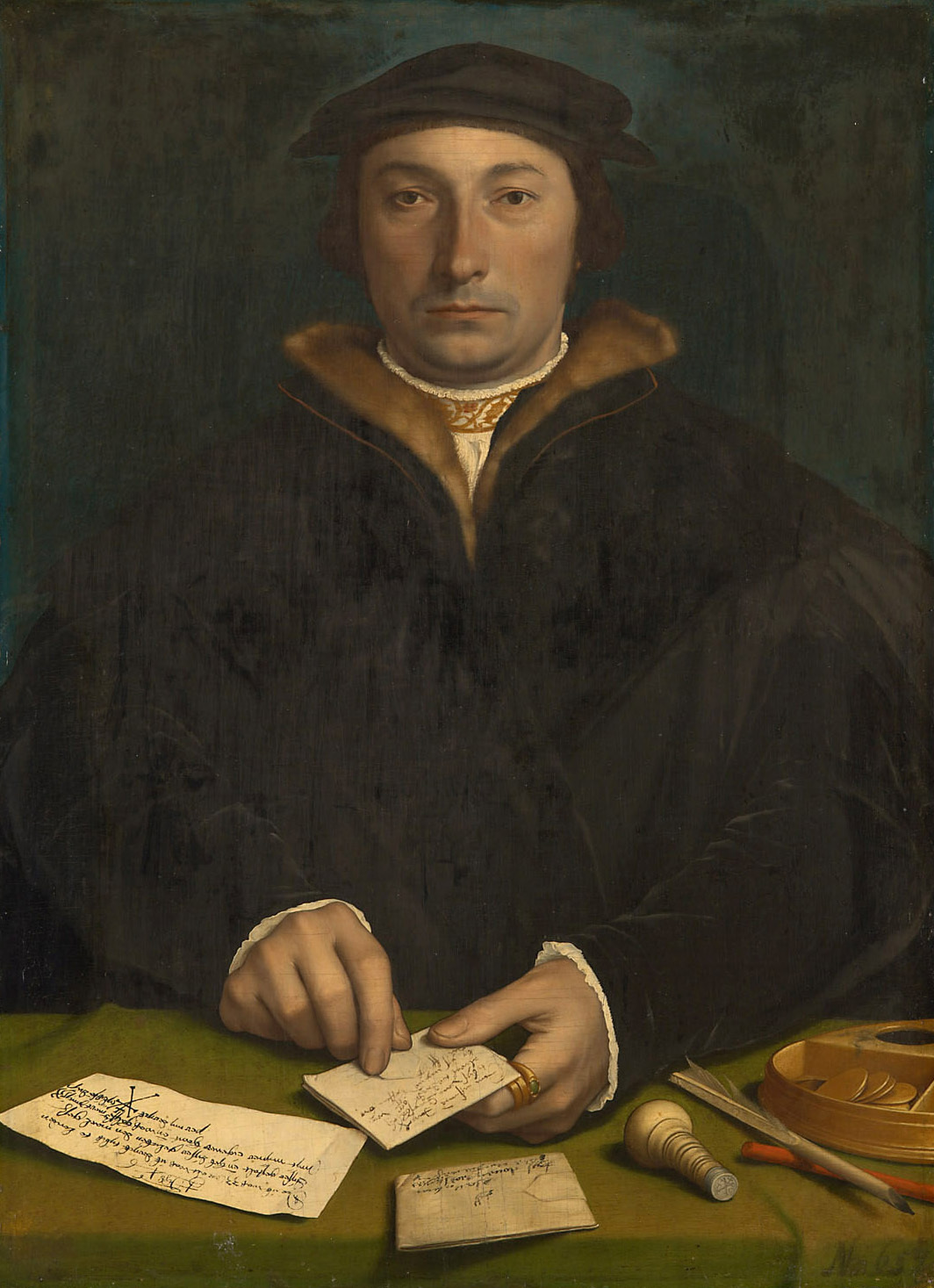 Hans Holbein the Younger, The Duisburg merchant Dirck Tybis