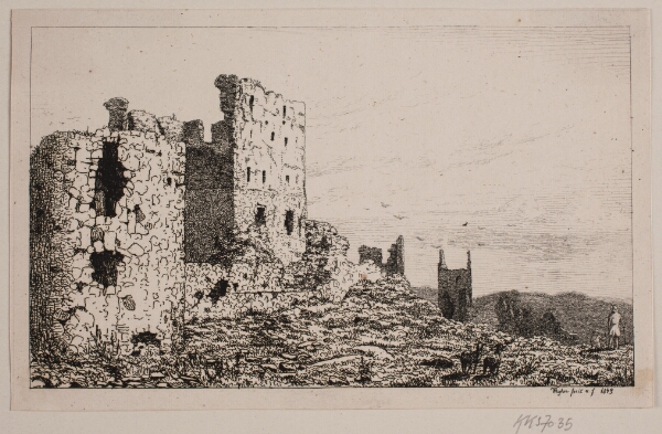 Vilhelm Kyhn, Hammershus på Bornholm
