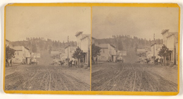 Unknown, [View of possibly a California mining town]