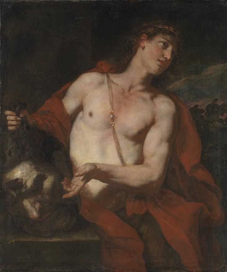 Johann Michael Rottmayr, David mit dem Haupt Goliaths