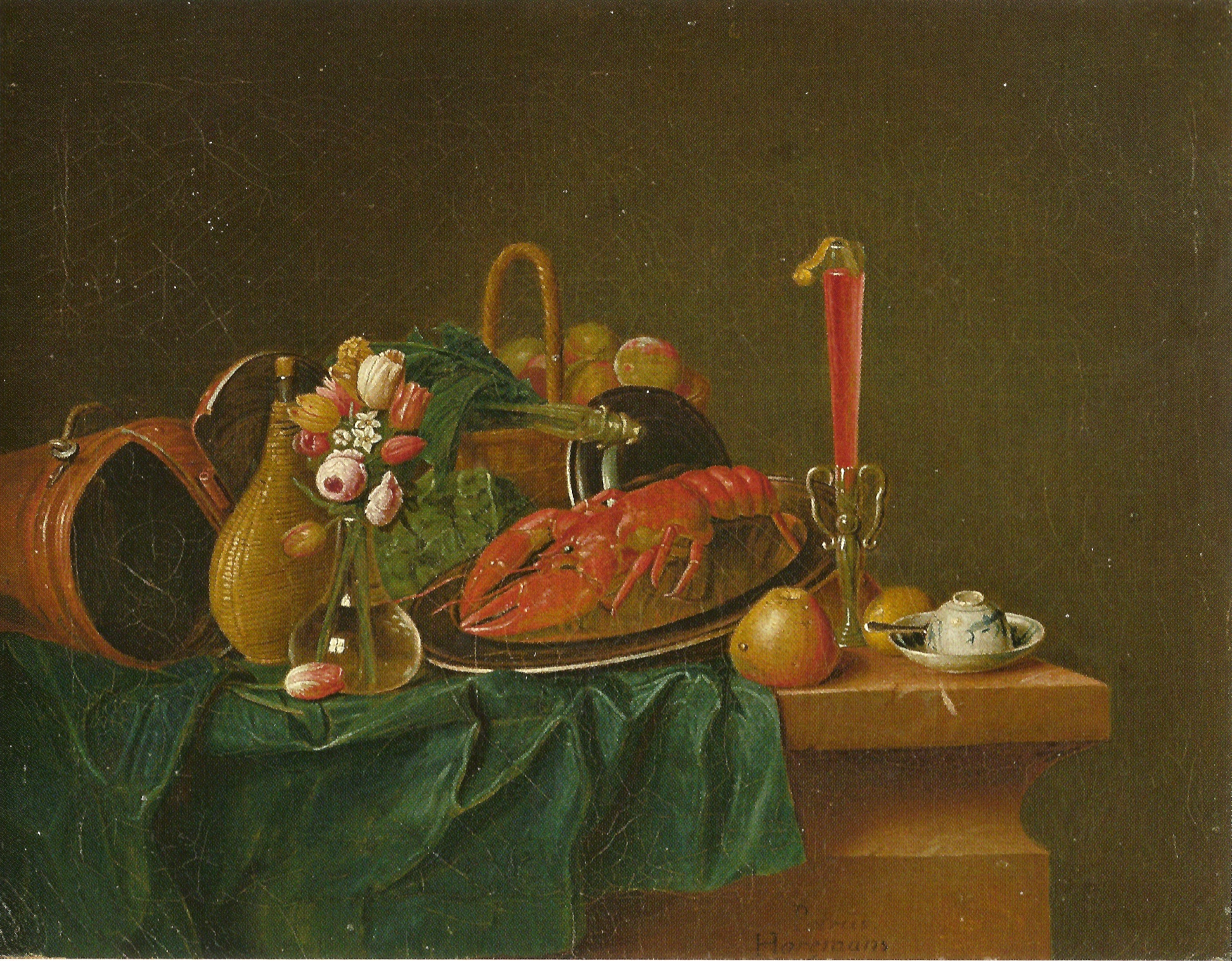 Peter Jacob Horemans, Stillleben mit Hummer