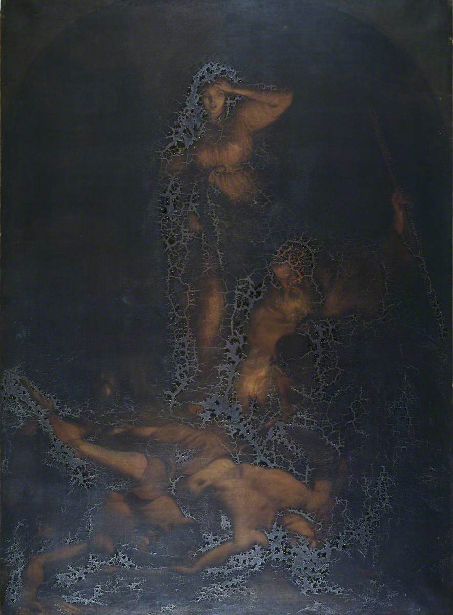 William Hilton, Editha and the Monks Searching for the Body of Harold