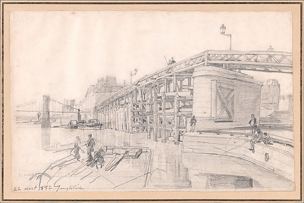 Johan Barthold Jongkind, L'Estacade à Paris