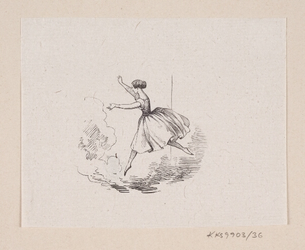 H.P. Hansen, Illustration til "Den standhaftige Tinsoldat" i H.C. Andersen, "Eventyr og Historier", Bind 1
