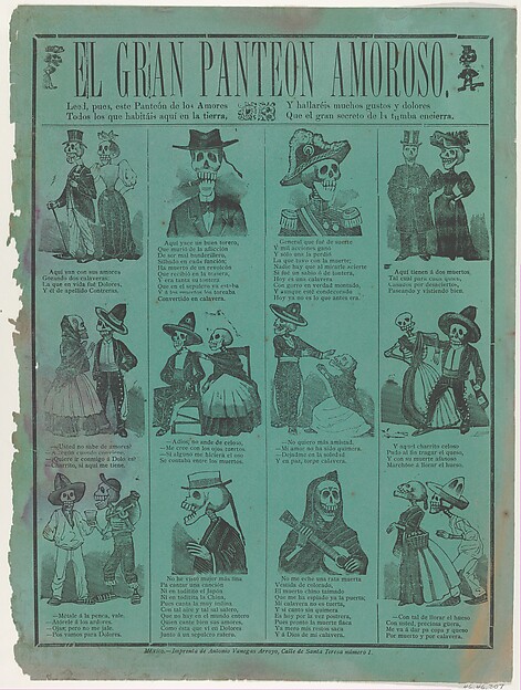 José Guadalupe Posada, The great pantheon of love