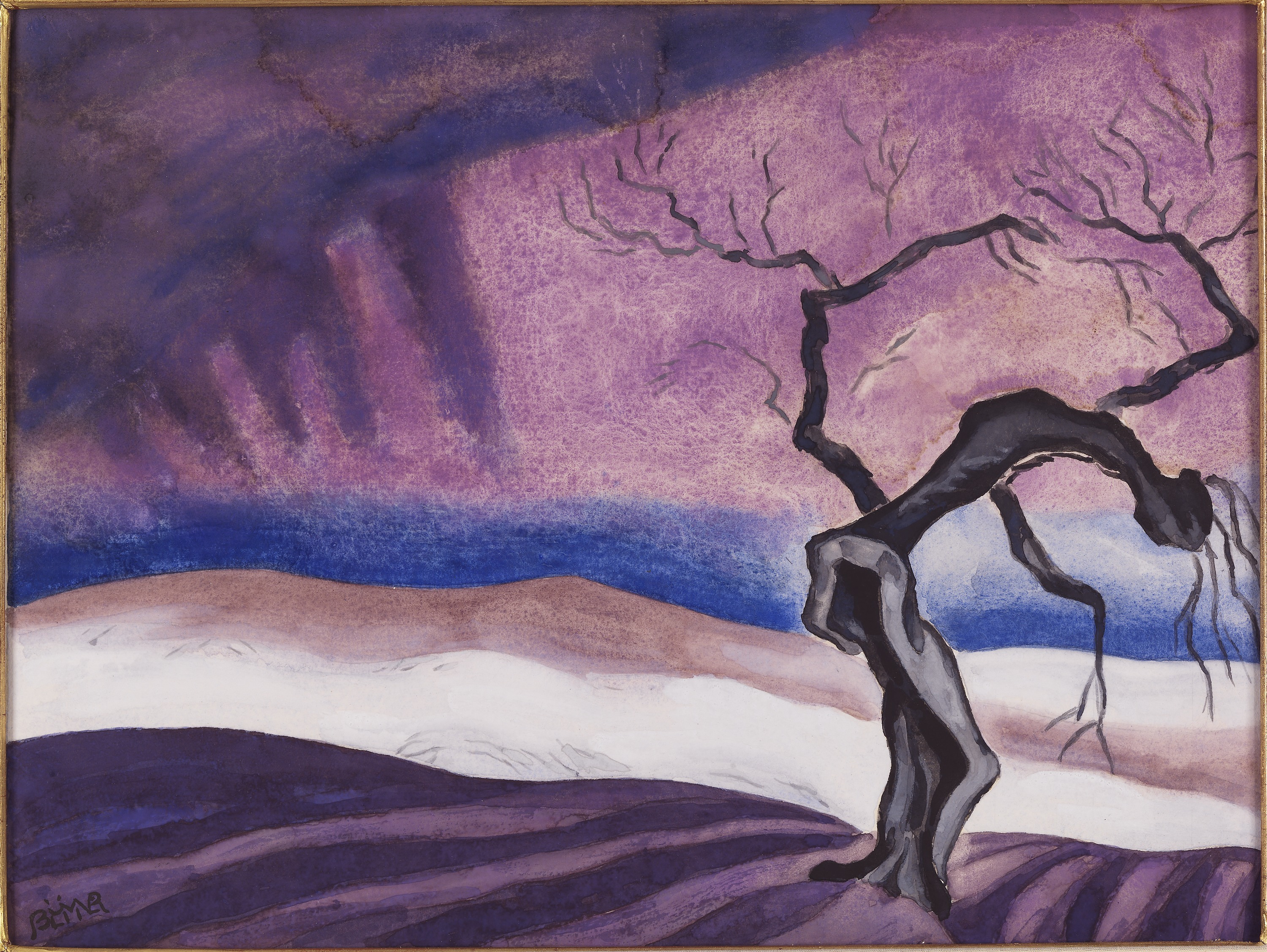 Oscar Bluemner, Death
