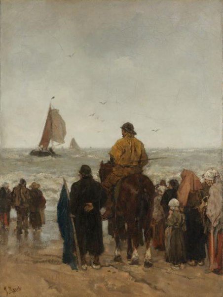 Jacob Maris, Aankomst der boten