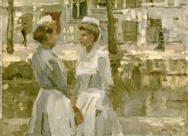 Isaac Israels, Dienstmeisjes op de Leidsegracht