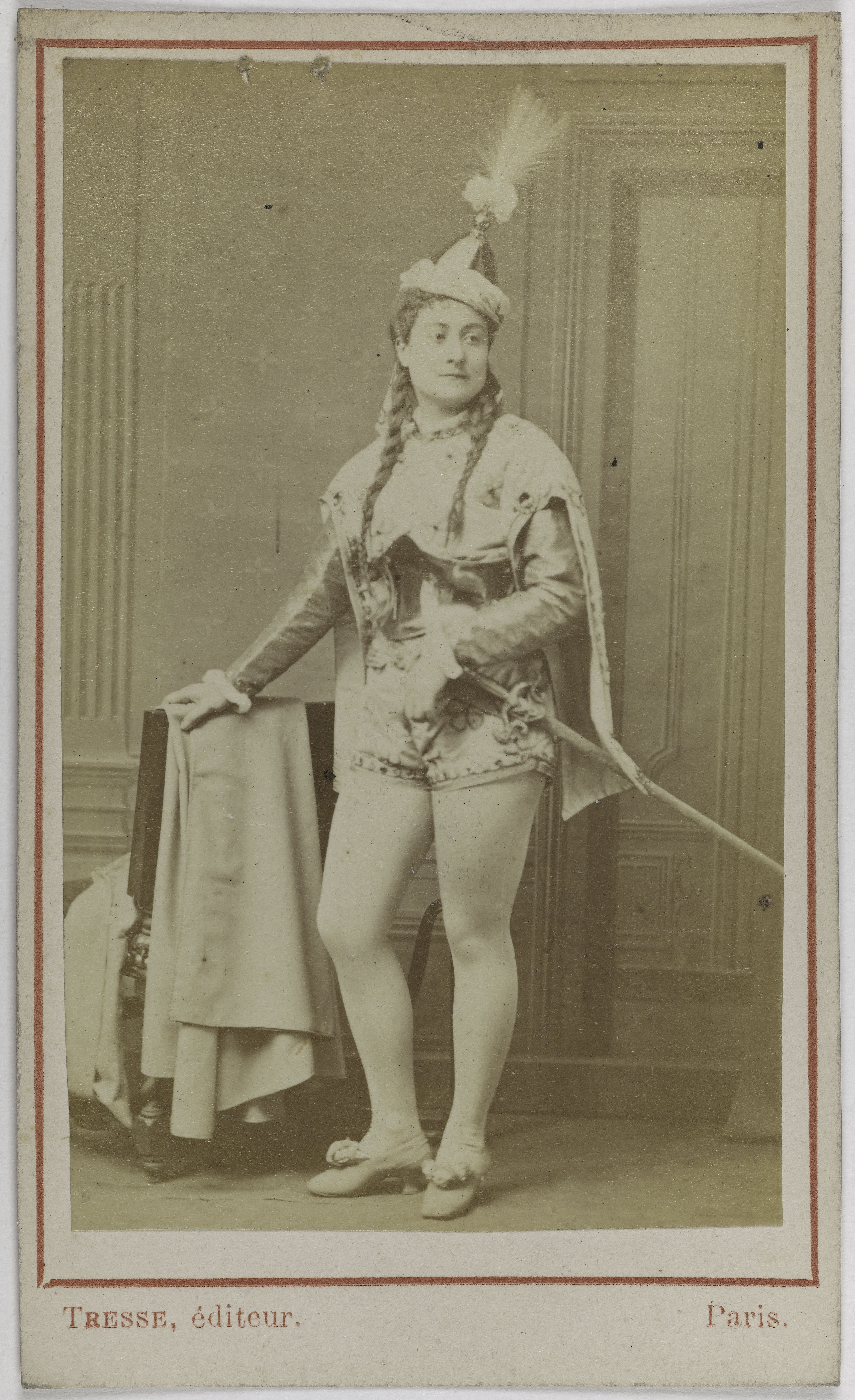 Anonyme, Portrait de Mme Peschard, (née Marie Blanche Renouleau), (-1888), (actrice)