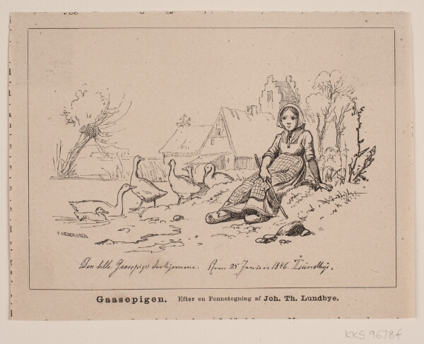 F. Hendriksen, Gåsepigen