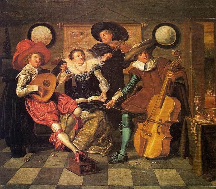 Dirck Hals, Home Concert