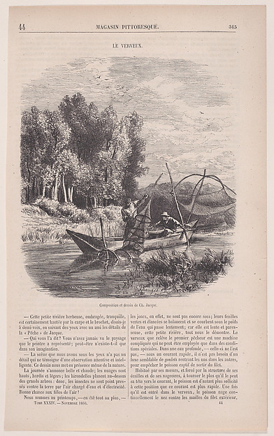 Charles Jacque, Le Verveux, from "Le Magasin Pittoresque"