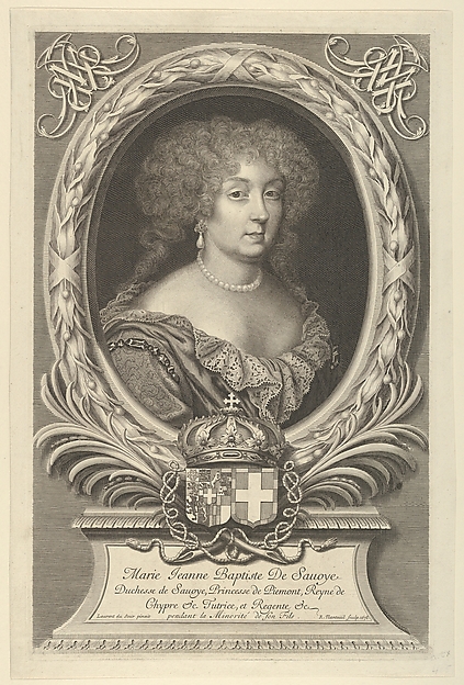 Robert Nanteuil, Marie Jeanne Baptiste de Savoie-Nemours