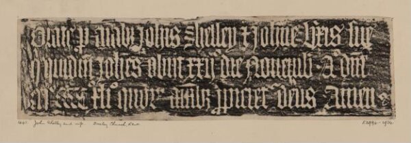 Unknown, John Shelley & wife Joan, 1441