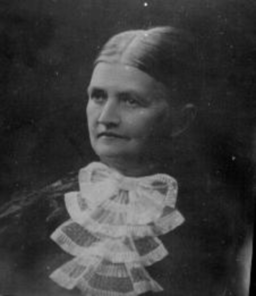 Anno Domkirkeodden, Portrett, eldre dame. Slektning av Konrad Skridshoel.