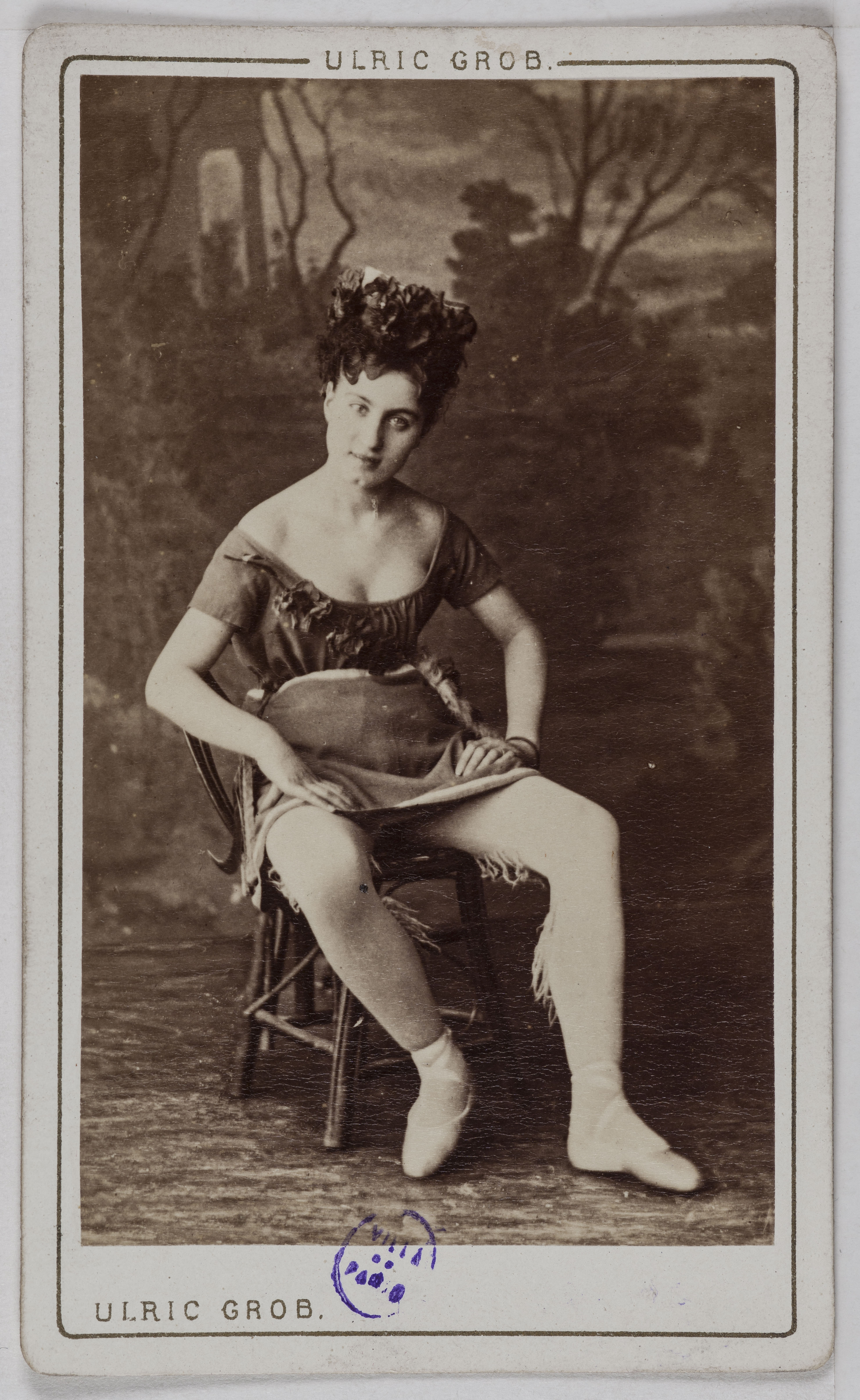 Ulric Grob, Portrait de Marie Louise, (danseuse)