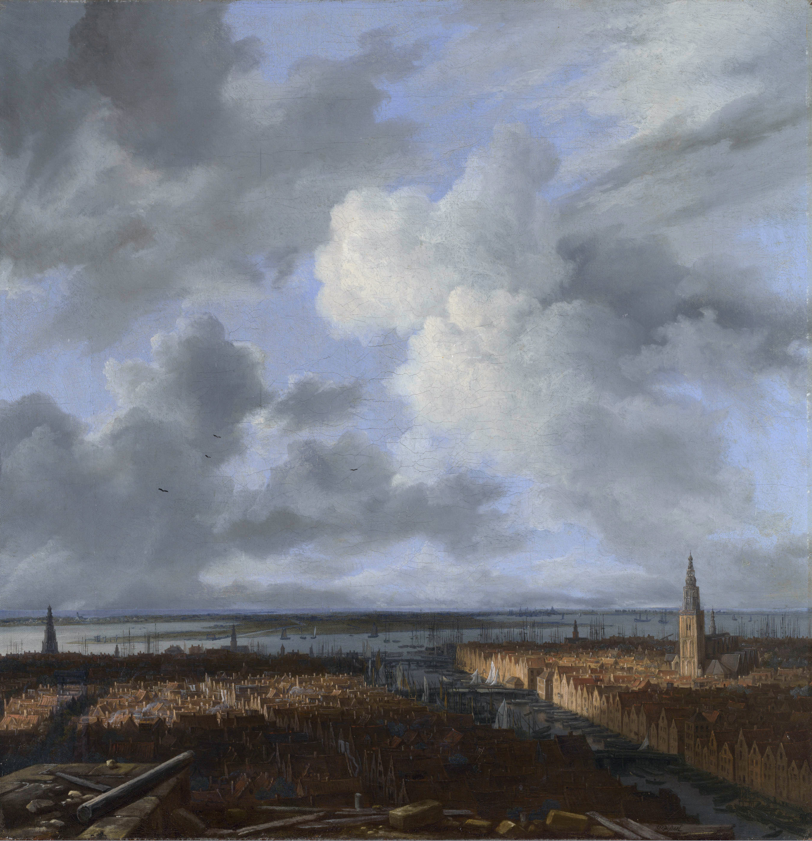 Jacob van Ruisdael, View of Amsterdam