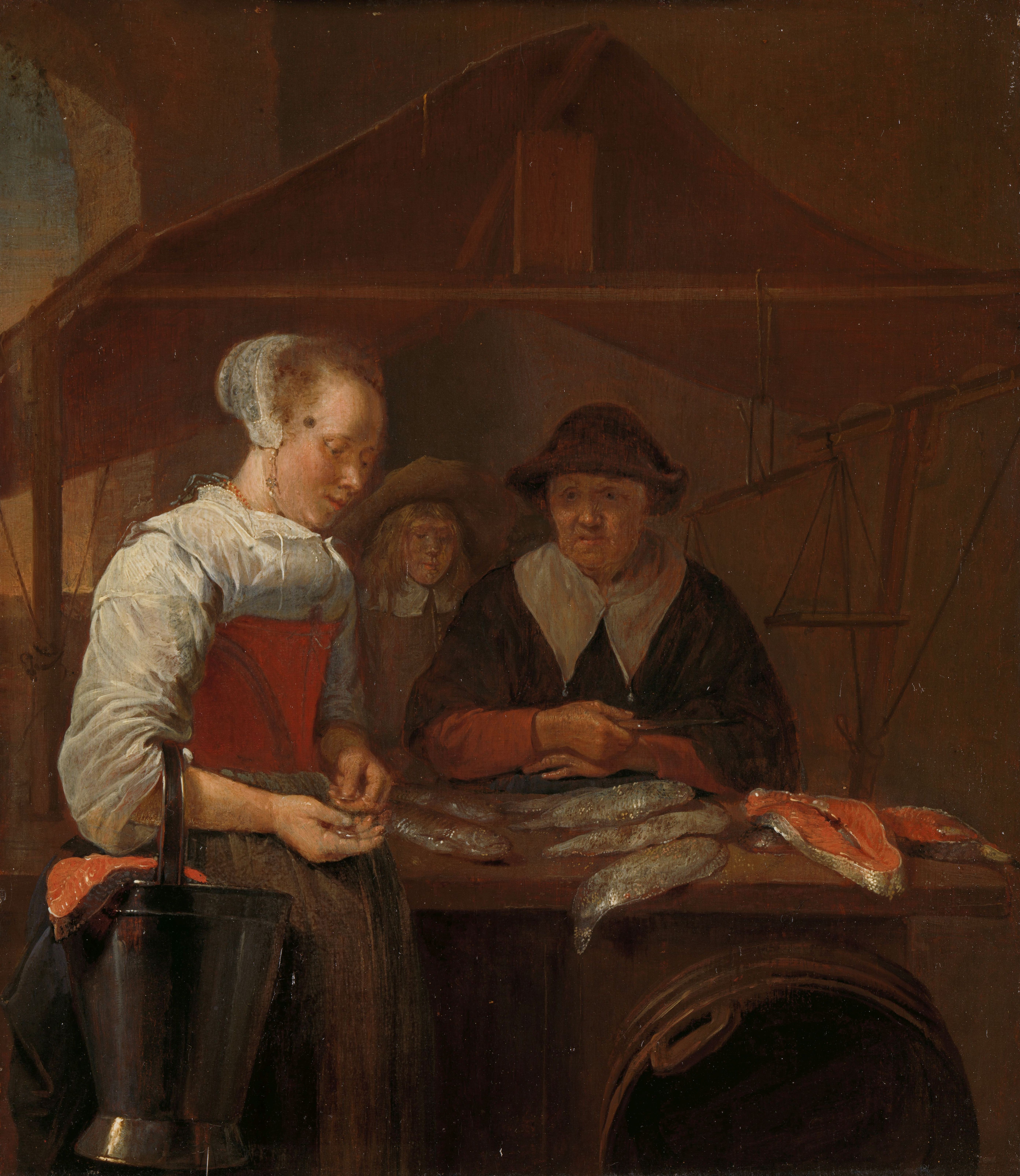 Quirijn van Brekelenkam, The fishwife