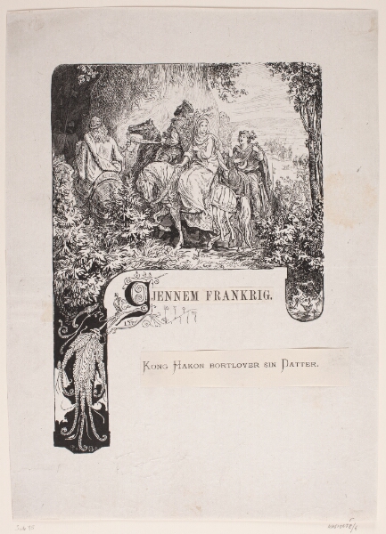 F. Hendriksen, Gennem Frankrig