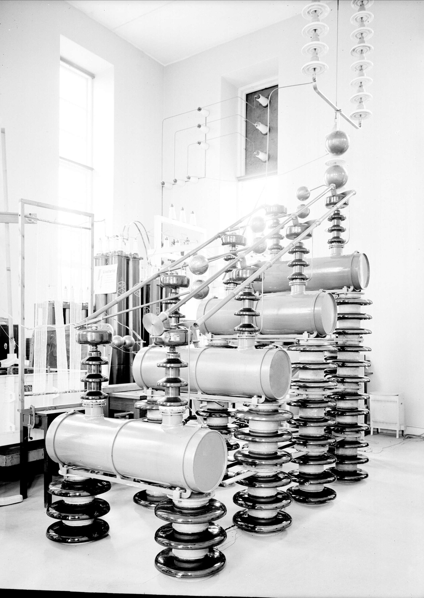 Paul Sandberg, Institute for High Voltage Research, Husbyborg, Uppsala, interior 1937